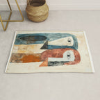 Bird Duality I Rug Gallery Image 1