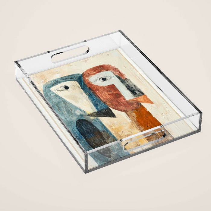 Bird Duality I Acrylic Tray Gallery Image 1