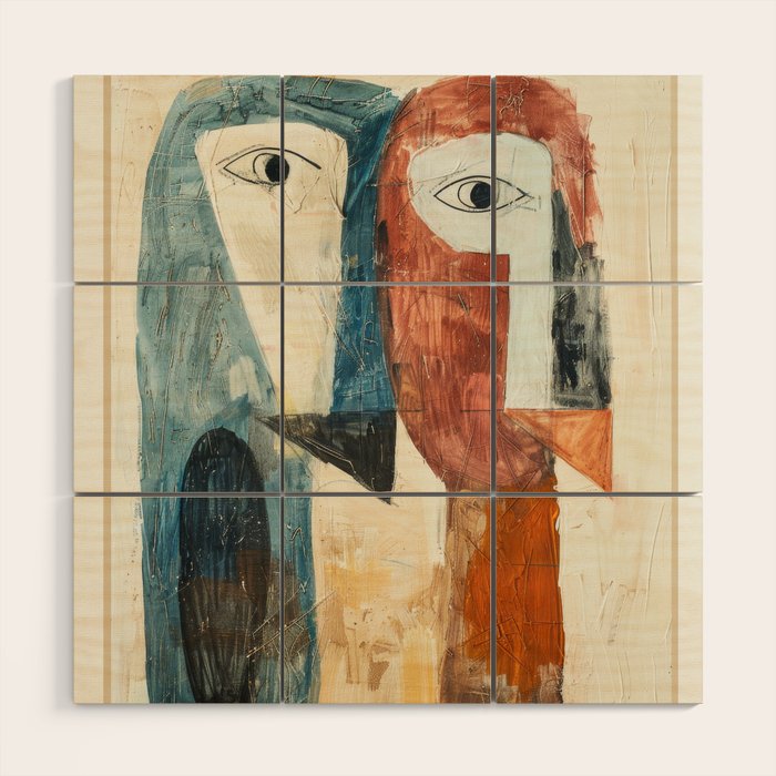 Bird Duality I Wood Wall Art Gallery Image 1