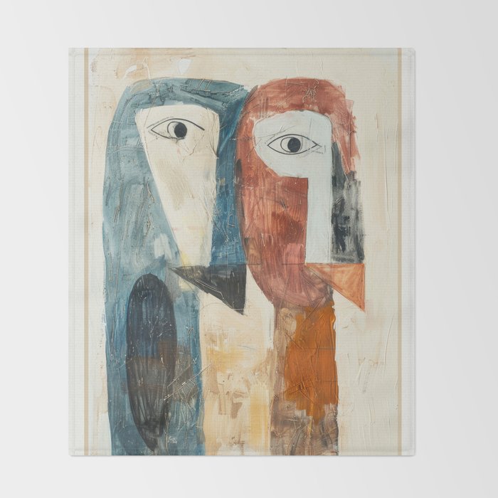 Bird Duality I Throw Blanket Gallery Image 2