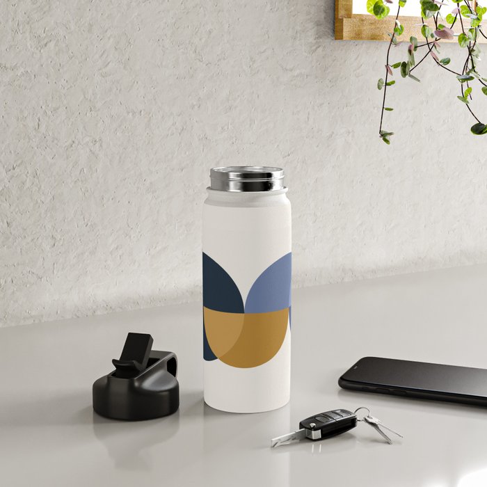 Geometric Harmony XXXV Water Bottle Gallery Image 4