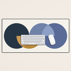 Geometric Harmony XXXV Desk Mat Gallery Image 1