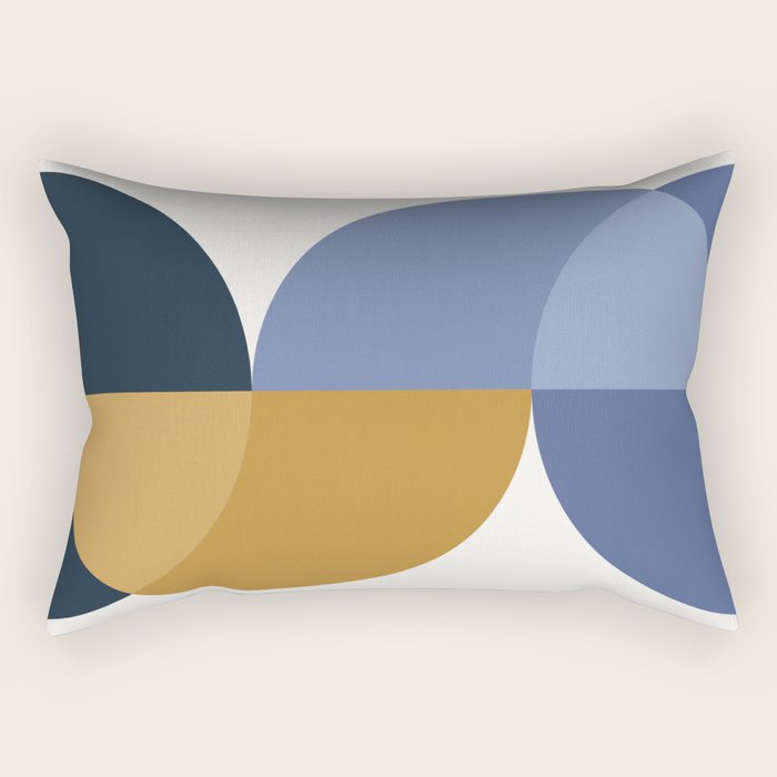 Geometric Harmony XXXV Rectangular Pillow Gallery Image 2