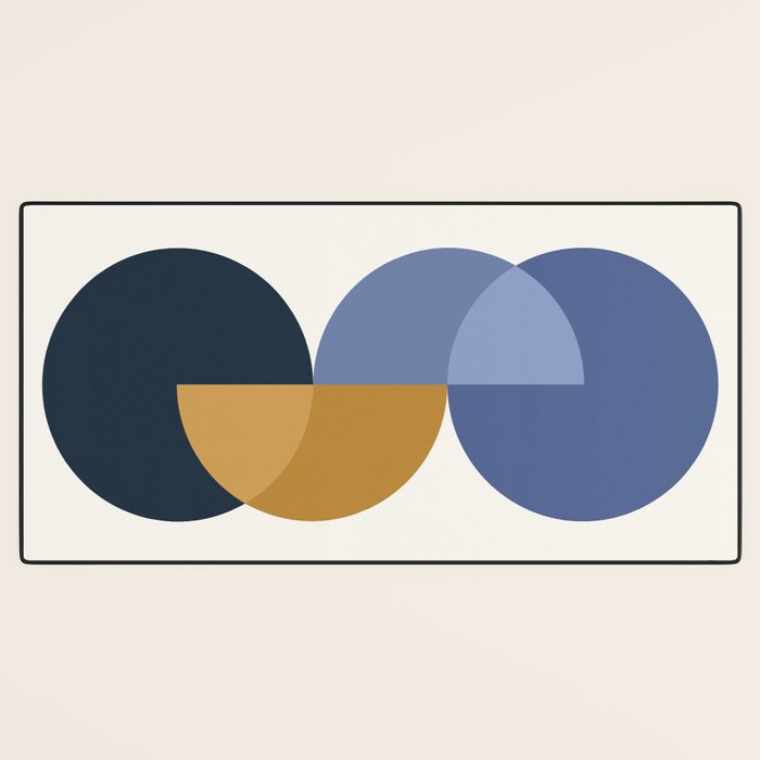 Geometric Harmony XXXV Desk Mat Gallery Image 3