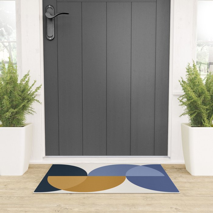 Geometric Harmony XXXV Welcome Mat Gallery Image 3
