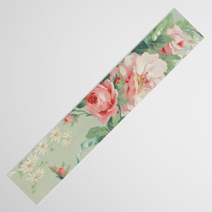 Vintage Botanical Fabric Pattern Table Runner Gallery Image 3