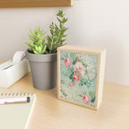 Vintage Botanical Fabric Pattern Mini Art Print Gallery Image 2