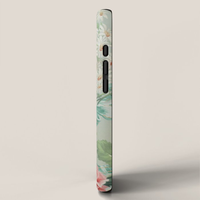 Vintage Botanical Fabric Pattern iPhone Case Gallery Image 2