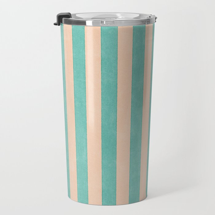STRIPES 001 F - Mint Travel Mug Gallery Image 3