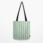 STRIPES 001 F - Mint Tote Bag Gallery Image 2