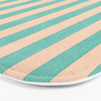 STRIPES 001 F - Mint Bath Mat Gallery Image 3