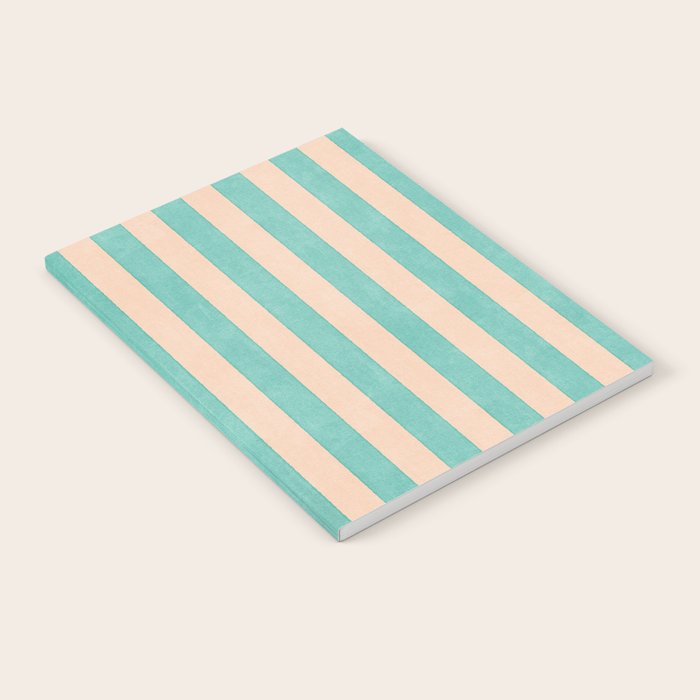 STRIPES 001 F - Mint Notebook Gallery Image 2