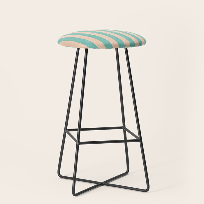 STRIPES 001 F - Mint Stool Gallery Image 1