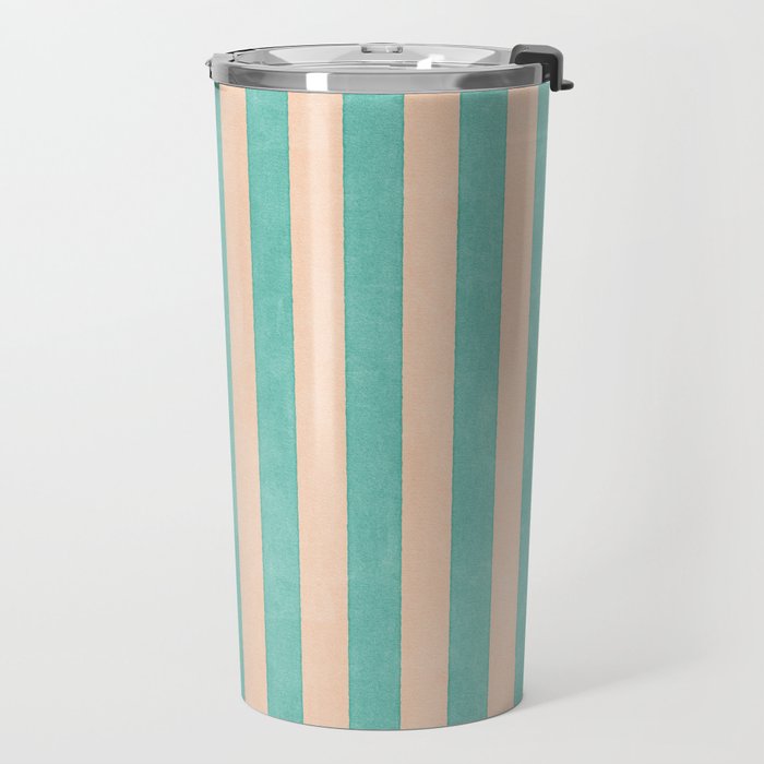 STRIPES 001 F - Mint Travel Mug Gallery Image 2