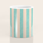 STRIPES 001 F - Mint Coffee Mug Gallery Image 4