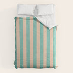 STRIPES 001 F - Mint Comforter Gallery Image 6