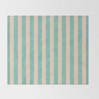 STRIPES 001 F - Mint Throw Blanket Gallery Image 2