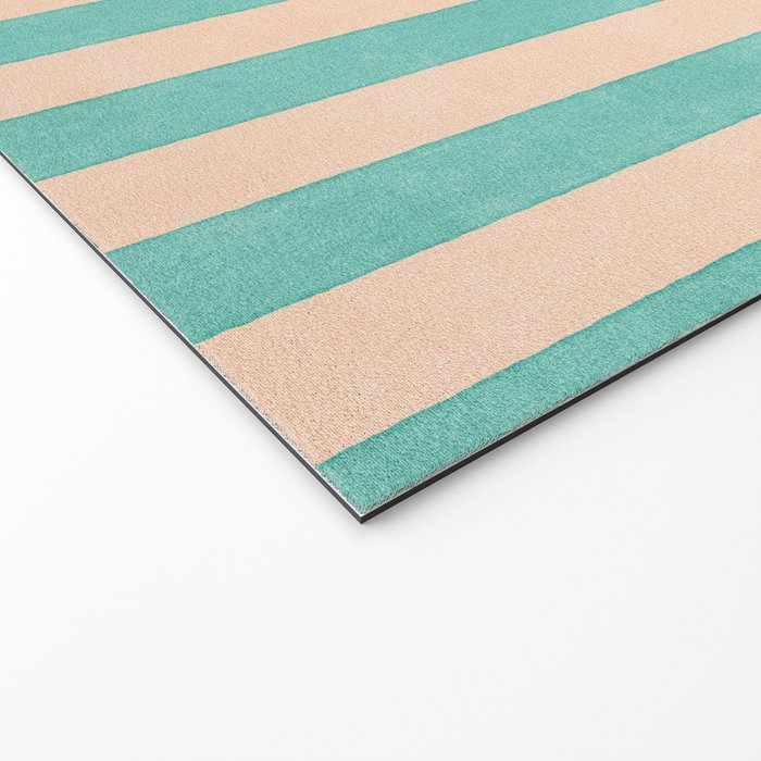 STRIPES 001 F - Mint Welcome Mat Gallery Image 2