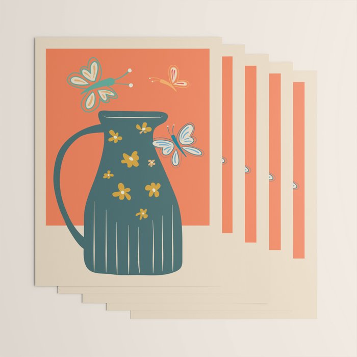 Modern Botanicals No 8 Wrapping Paper Gallery Image 3