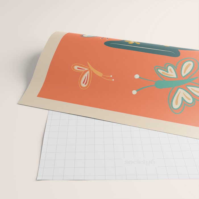 Modern Botanicals No 8 Wrapping Paper Gallery Image 2