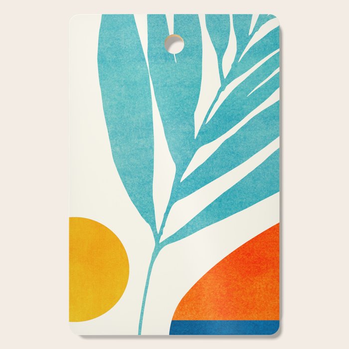 Modern Pop Abstract Landscape Cutting Board Gallery Image 1