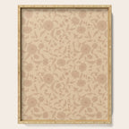 Vintage Floral Vines - Apricot Serving Tray Gallery Image 1