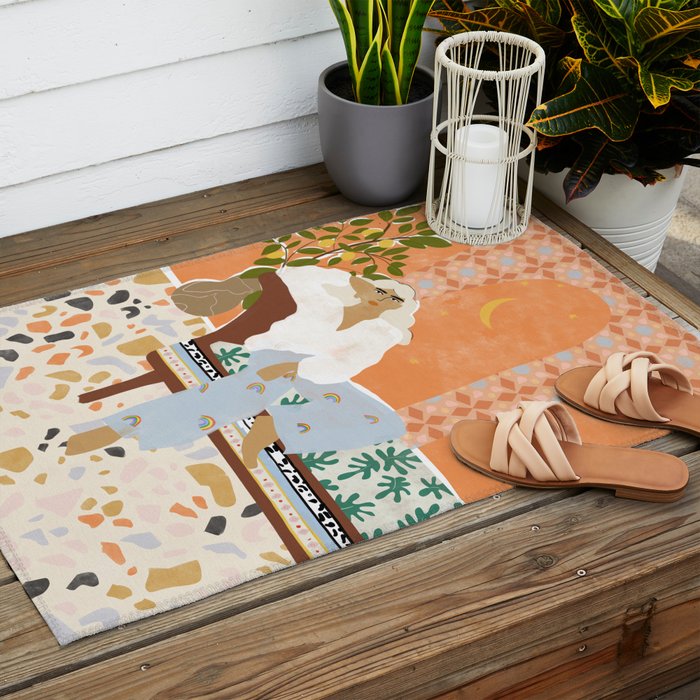 There is always Sunshine after Rain Outdoor Rug Gallery Image 2
