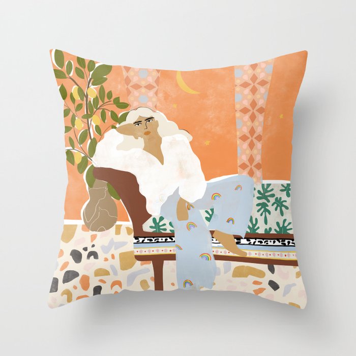 There is always Sunshine after Rain Throw Pillow Gallery Image 6
