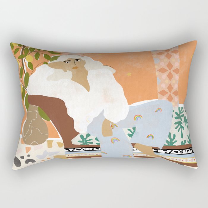 There is always Sunshine after Rain Rectangular Pillow Gallery Image 2