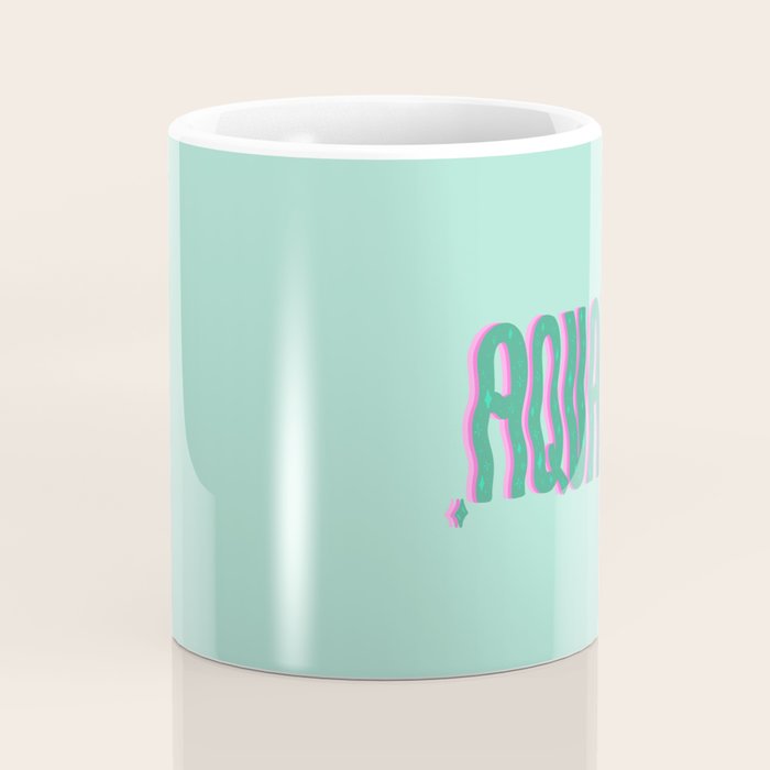Wavy Aquarius Coffee Mug Gallery Image 4