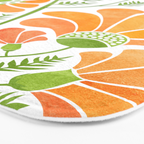 Happy California Poppies Floral Bath Mat Gallery Image 3