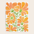 Happy California Poppies Floral Poster Gallery Image 4