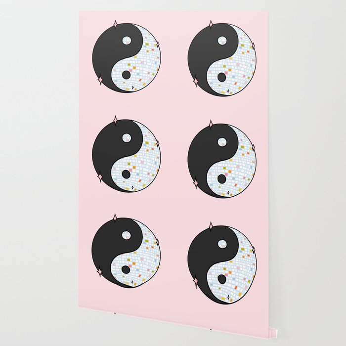 Yin Yang Disco Ball Wallpaper Gallery Image 2
