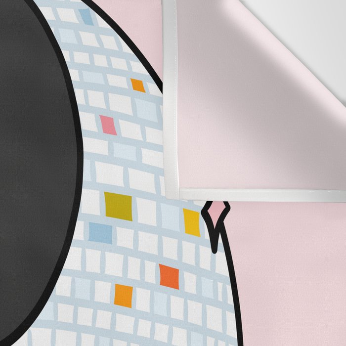 Yin Yang Disco Ball Wall Tapestry Gallery Image 3