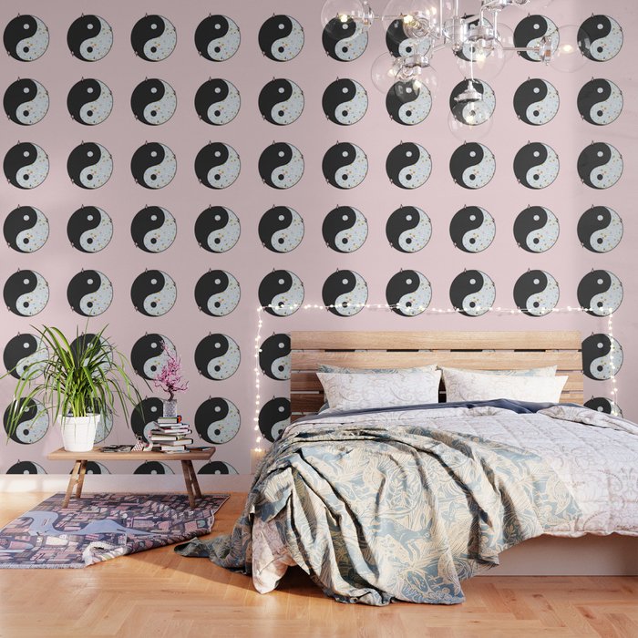 Yin Yang Disco Ball Wallpaper Gallery Image 1