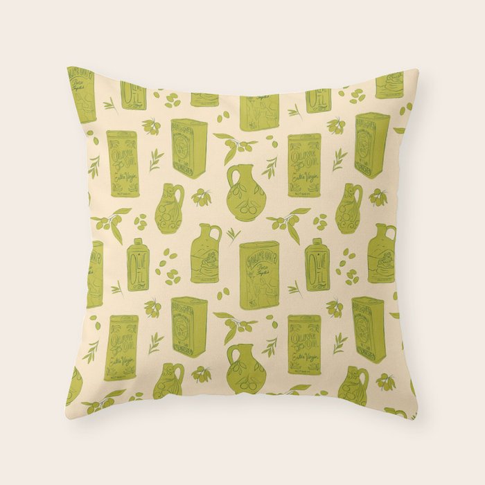 Olives Throw Pillow Gallery Image 1