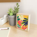 Modern Abstract Art Tropical Leaves Mini Art Print Gallery Image 2