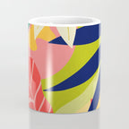 Modern Abstract Art Tropical Leaves Coffee Mug Gallery Image 4