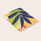 Modern Abstract Art Tropical Leaves Notebook Gallery Image 2