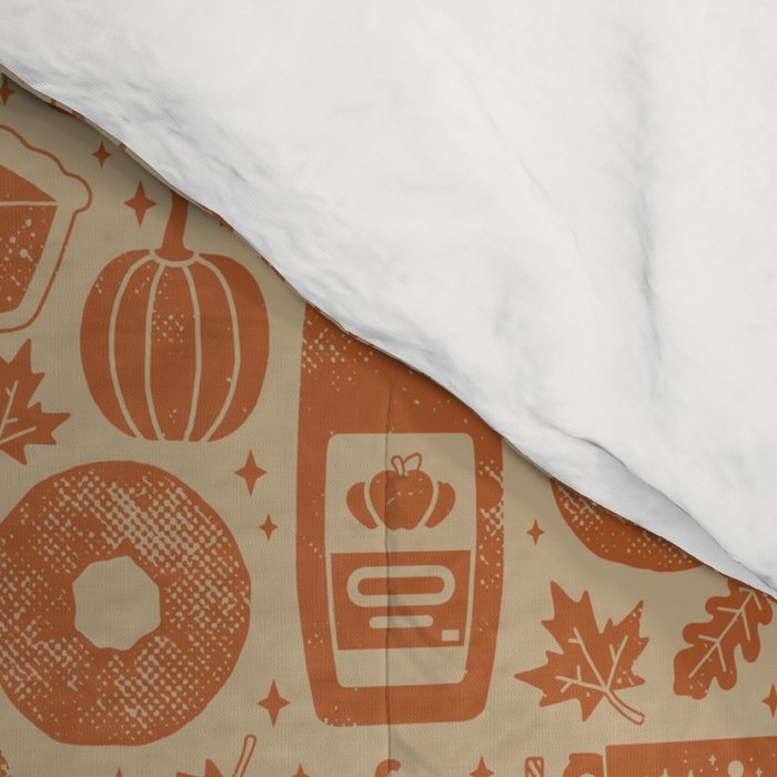 Pumpkin Spice: Latte Comforter Gallery Image 4