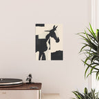 Abstract Minimal Horse 5 Poster Gallery Image 2