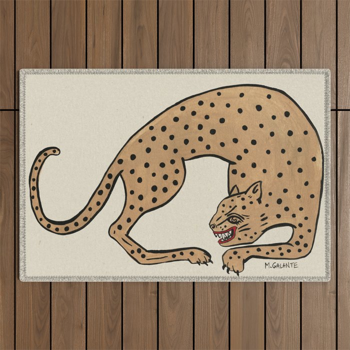 Cheetah Outdoor Rug Gallery Image 1