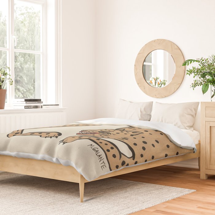 Cheetah Duvet Cover Gallery Image 2