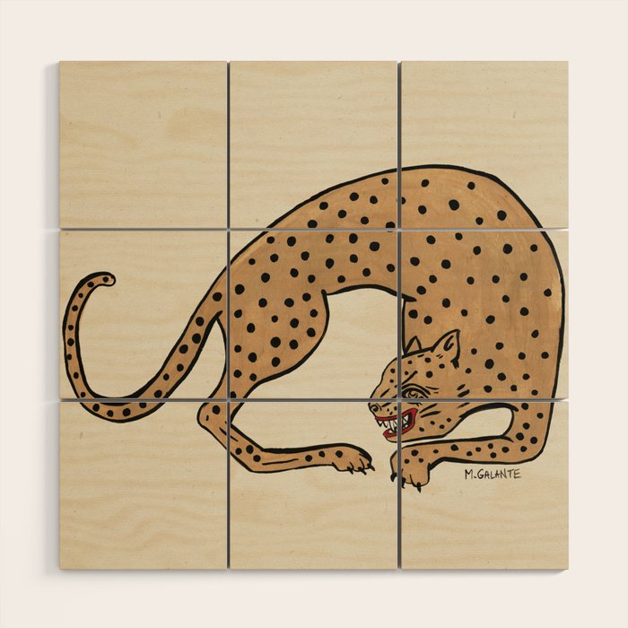 Cheetah Wood Wall Art Gallery Image 1