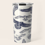 birds of prey blue Travel Mug Gallery Image 1