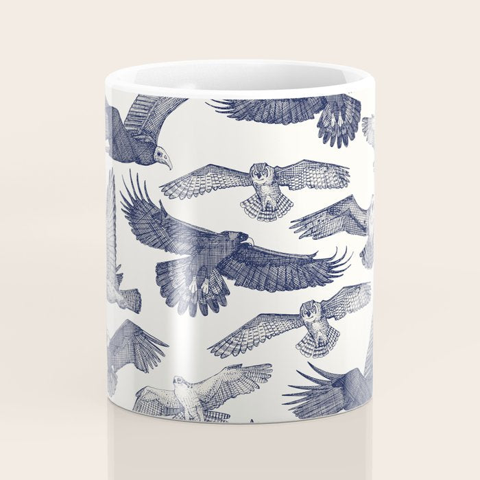 birds of prey blue Coffee Mug Gallery Image 4
