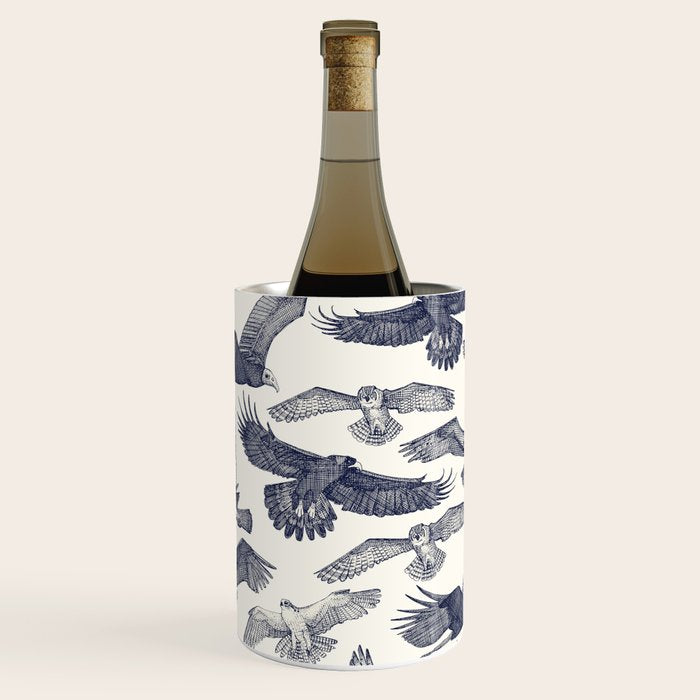 birds of prey blue Wine Chiller Gallery Image 1