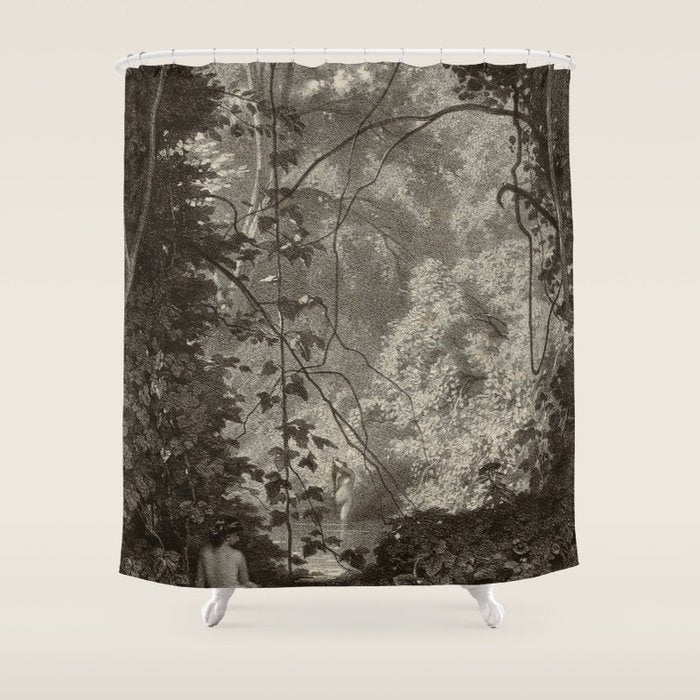 Forest Sirens Shower Curtain Gallery Image 1