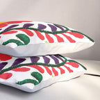 Mexican Red Fiesta of Flowers  Pillow Sham Gallery Image 3
