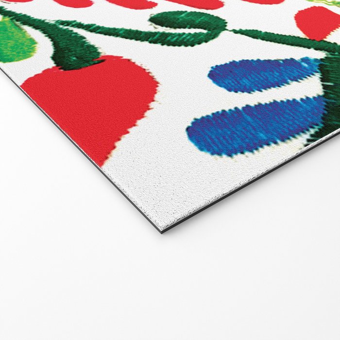 Mexican Red Fiesta of Flowers  Welcome Mat Gallery Image 2